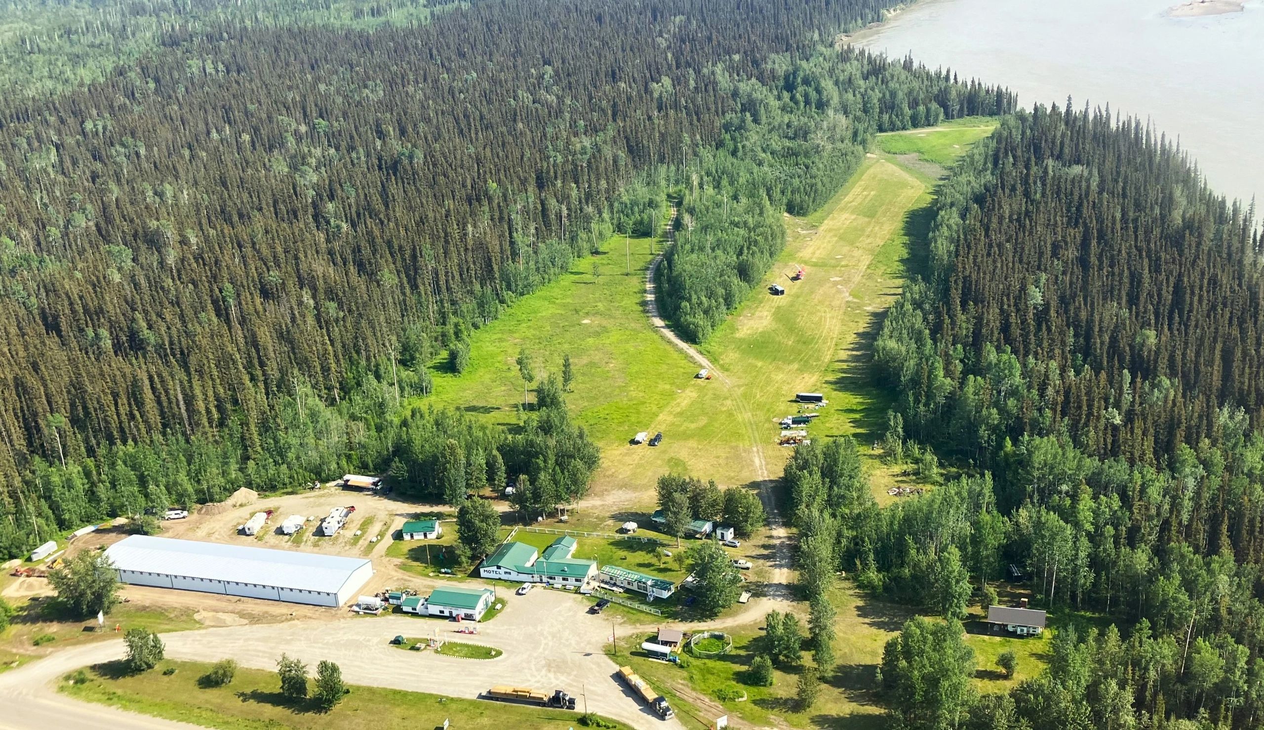 Liard Hot Springs Lodge, Alaska Highway Coal River